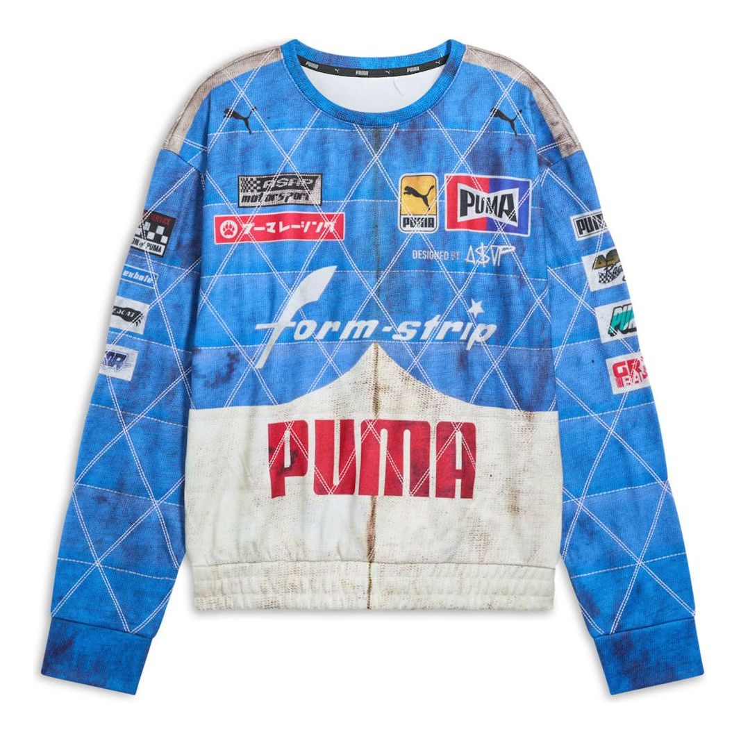 PUMA x A$AP ROCKY Quilted Sweatshirt 'Clyde Royal' 631125-01