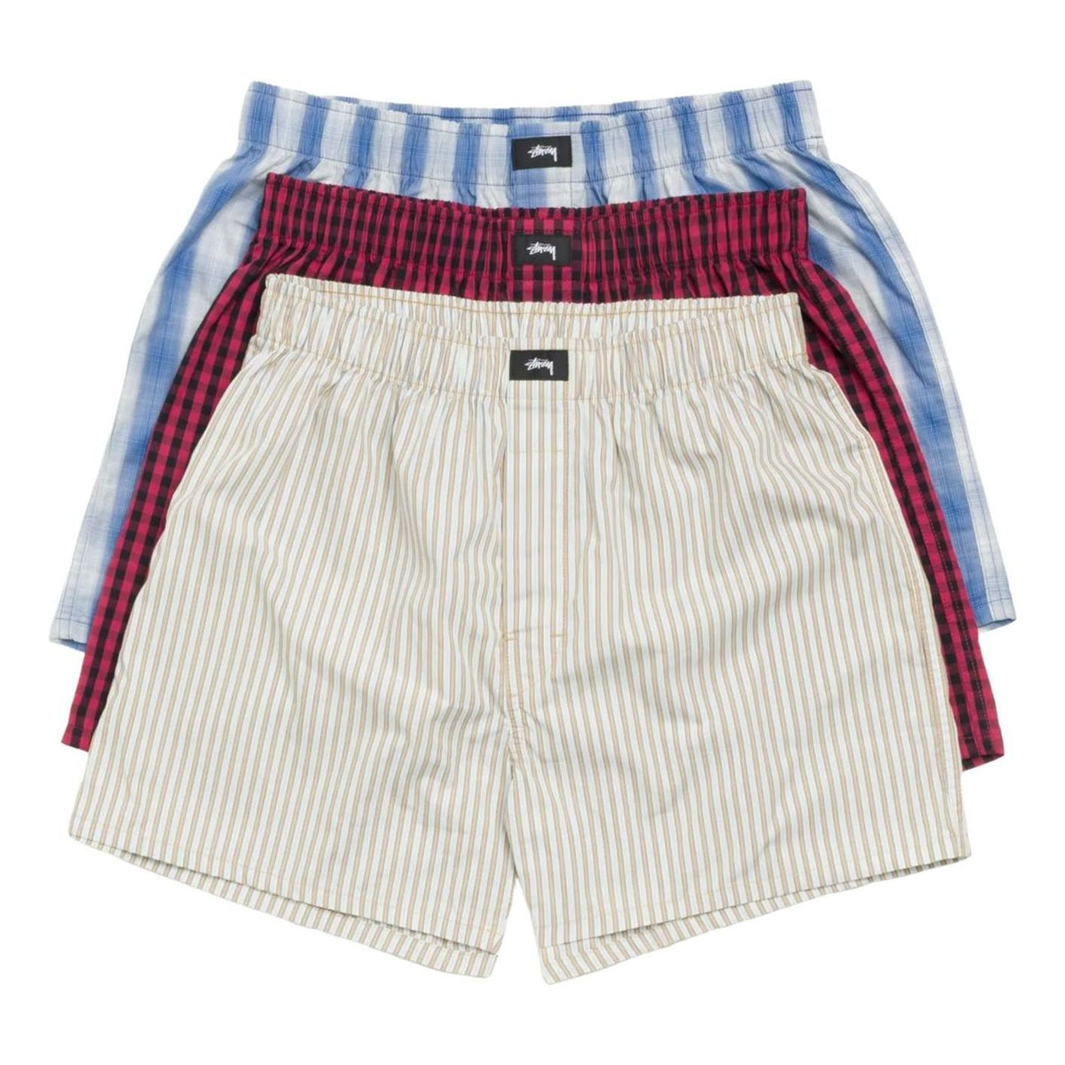 Stussy Boxer Shorts 3 Pack 'Multicolor' 112370-MULT - Stussy Professional Edition