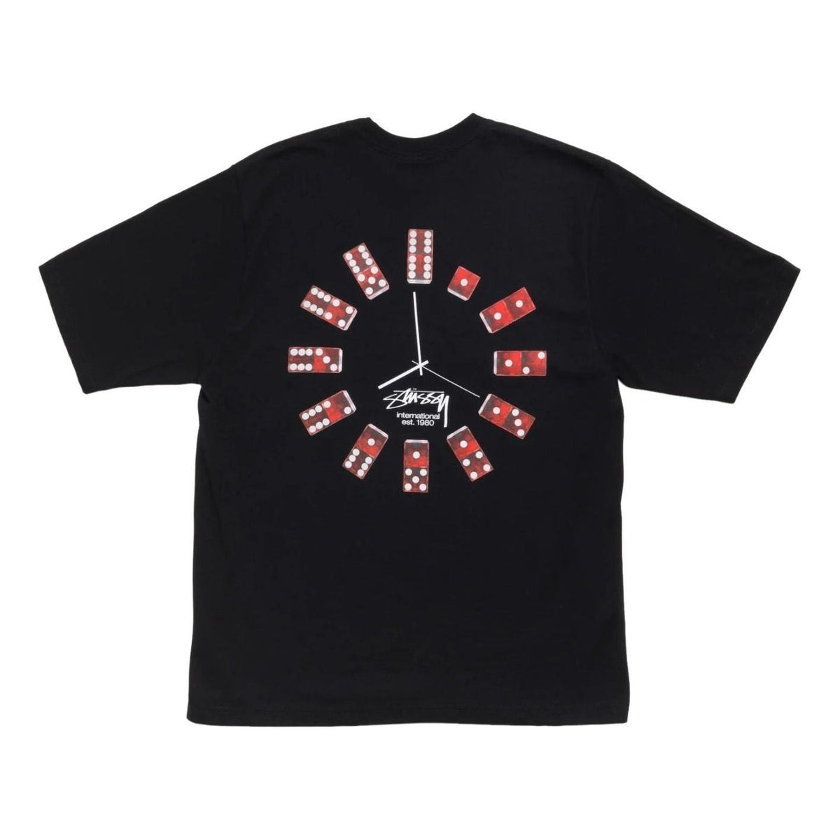 Stussy Dice Clock T-Shirt 'Black' 1905202-BLAC - Stussy Professional Edition