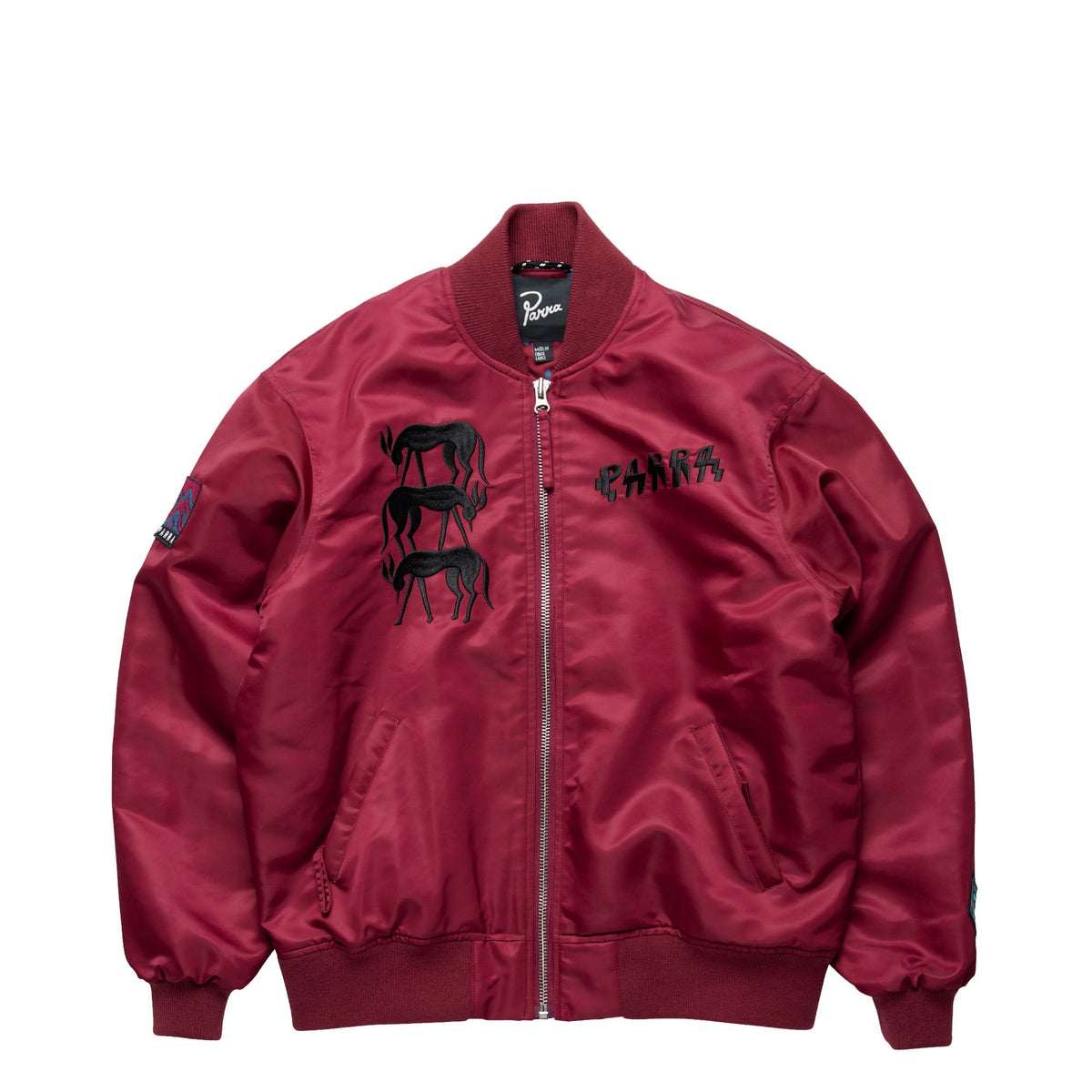 Stacked Pets Varsity Jacket