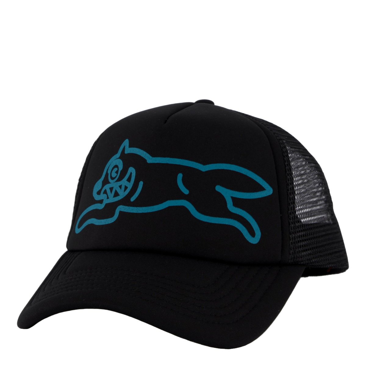Running Dog Trucker Cap Black