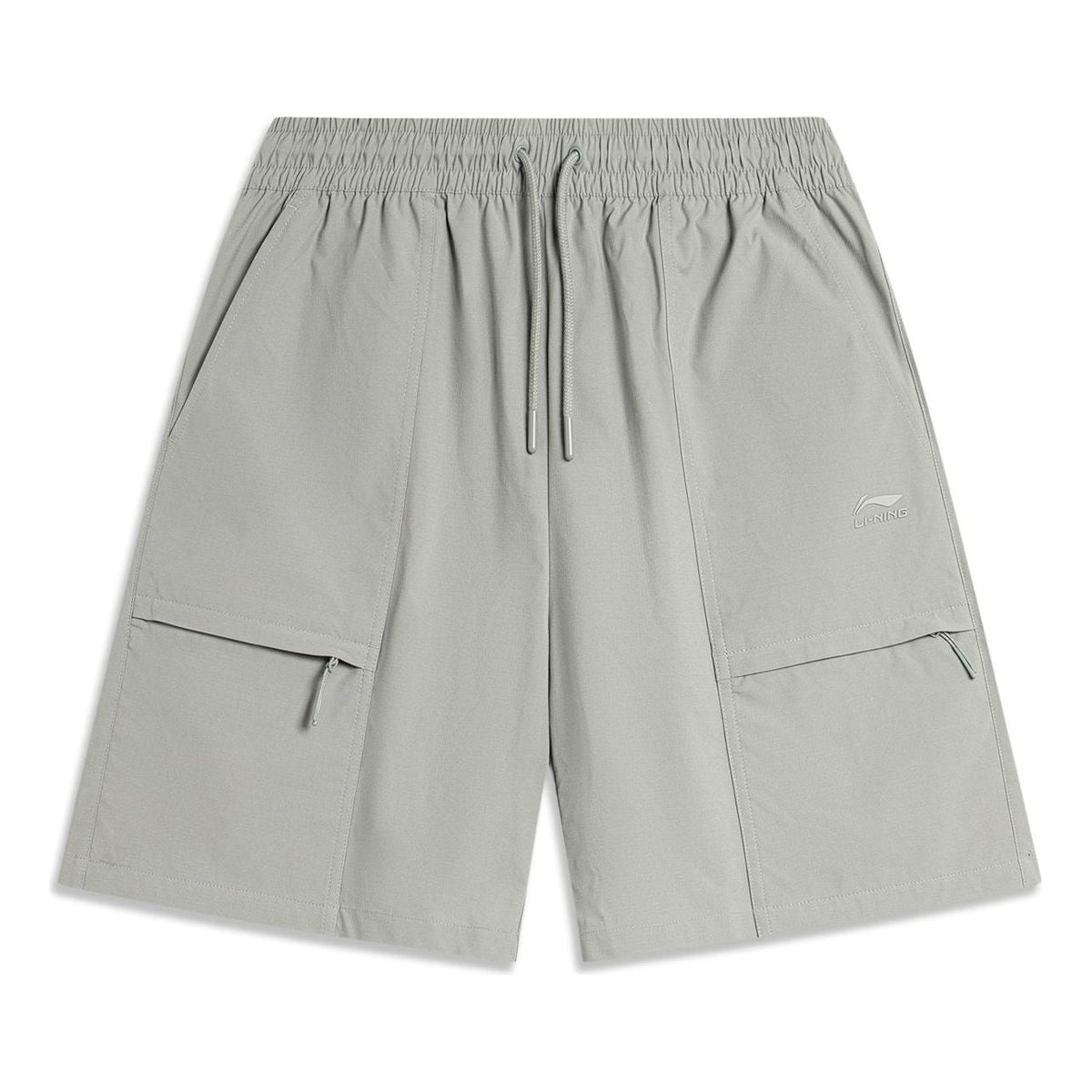Li-Ning Logo Waterproof Loose Fit Shorts 'Grey' AKSU533-4