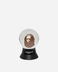 Ape Head Snow Globe Brown