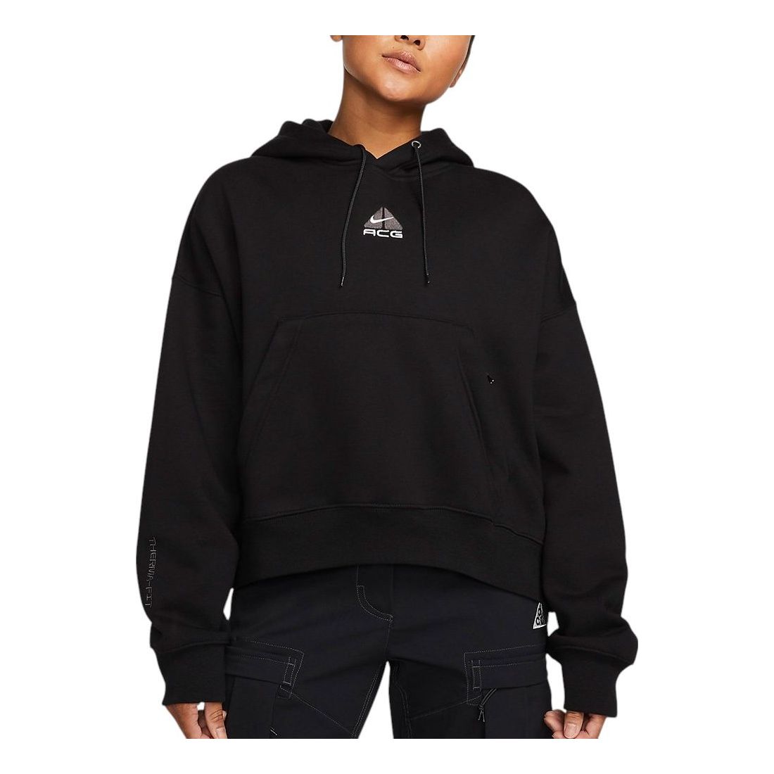 Nike x ACG Therma-FIT Tuff Knit Fleece Hoodie Asia Sizing 'Black' DQ5808-010