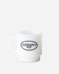 Hugging Cats Glass Mug White