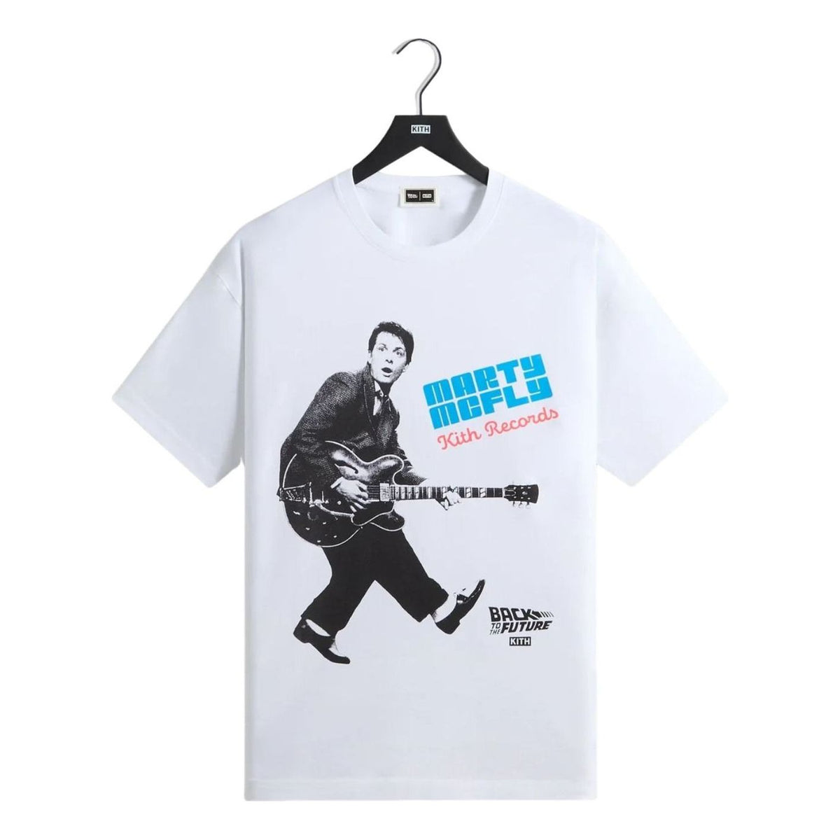 KITH x Back to the Future Chuck Berry Standard Crispy T-Shirt 'White' KHM030051-101