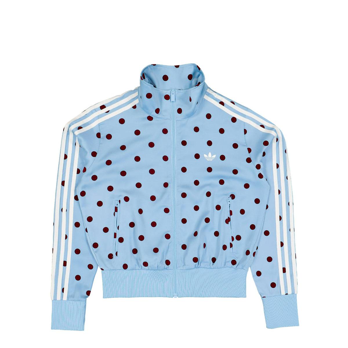 Satin Polka Dots Track Top