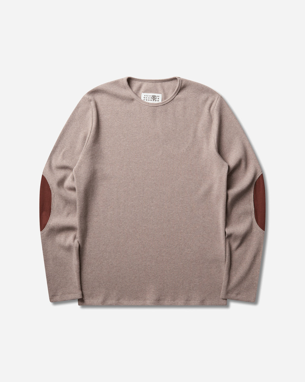 Men's Elbow Patch Sweater Taupe