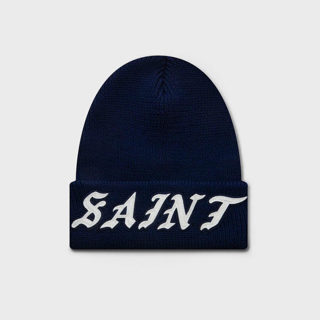 Saint Knit Beanie - Navy