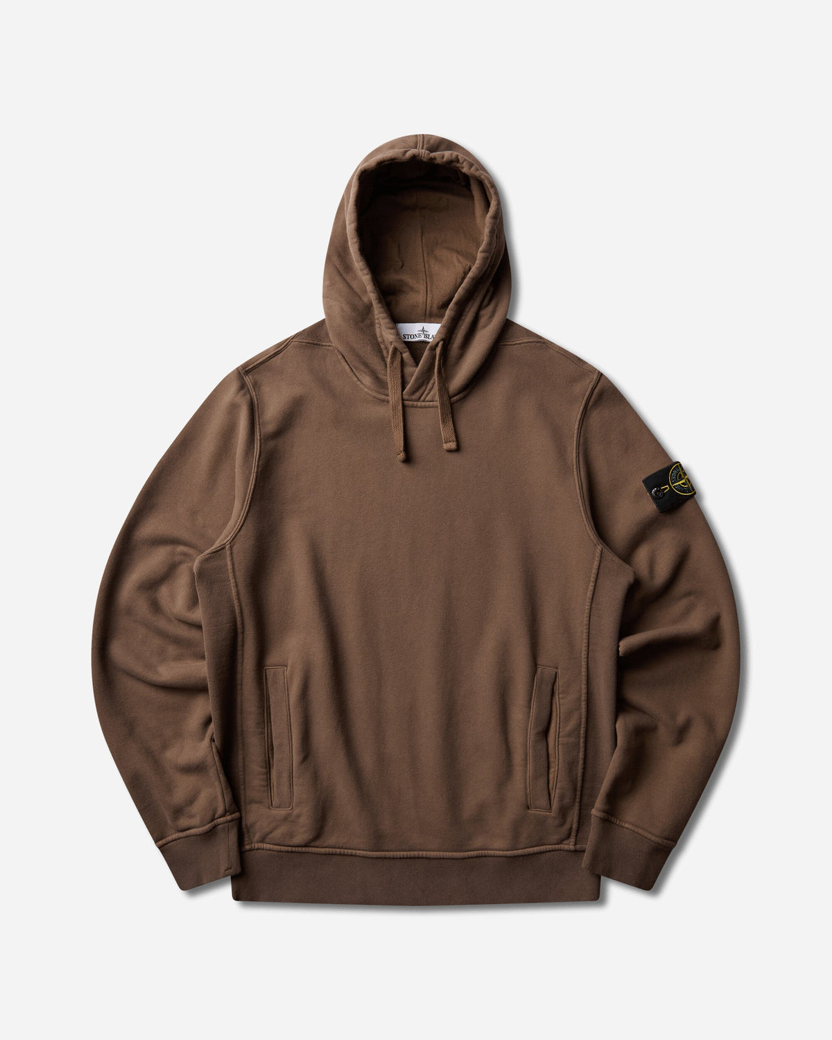 Men's Organic Cotton Fleece Hoodie Shadow Brown
