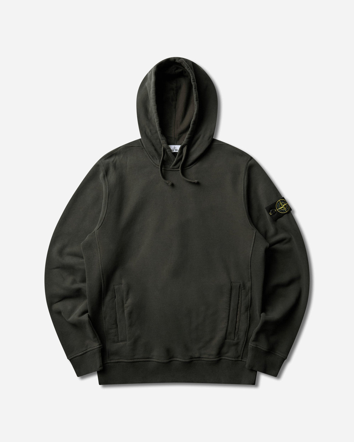 Men's Organic Cotton Fleece Hoodie Coal Grey
