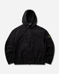 Men's Organic Cotton Ripstop Hooded Overshirt Black