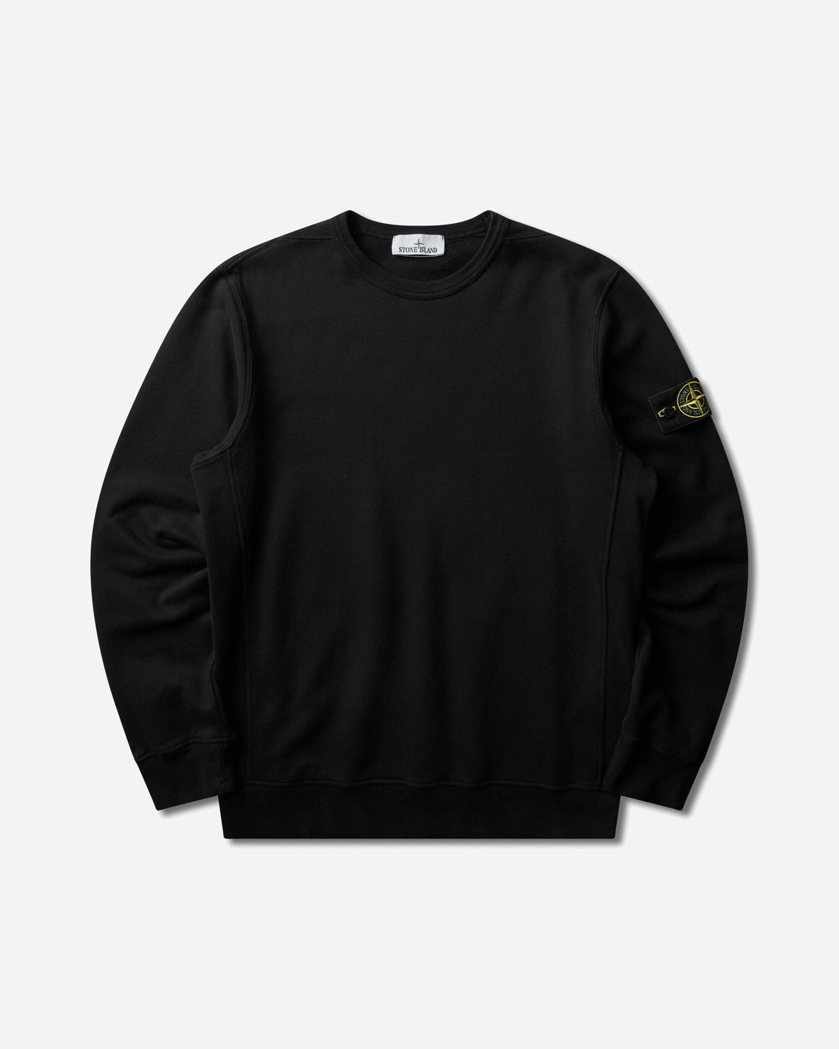 Men's Organic Cotton Fleece Crewneck Sweatshirt Black