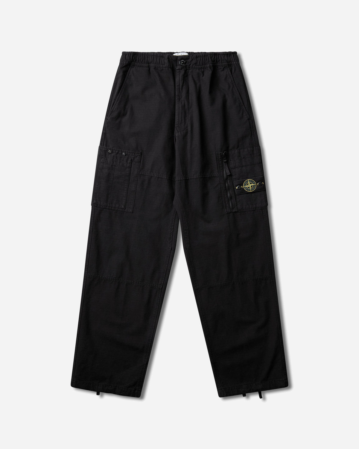 Men's Organic Cotton Ripstop Cargo Pants Black