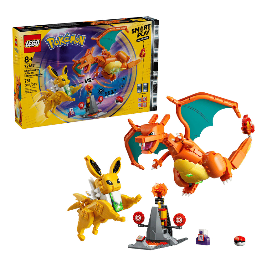 LEGO Pokemon SMART Play: Charizard vs. Jolteon Ultimate Battle 72167