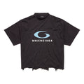 (WMNS) Balenciaga Loop Sports Icon Cropped T-Shirt 'Black' 783399TRVC23521