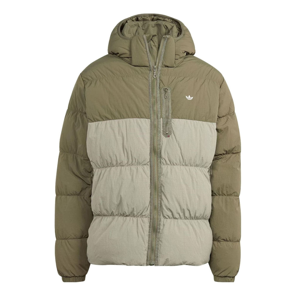 adidas Originals Down Regen Adv Puffer Jacket 'Olive Green Beige' HZ0682