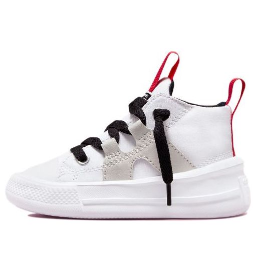 (TD) Converse Chuck Taylor All Star Ultra Easy-On Mid 'White University Red' 772790C