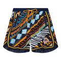 Mitchell & Ness x Game Day Tribal Shorts 'Multi-color' PSHR5599-GSWYYPPPBLUE