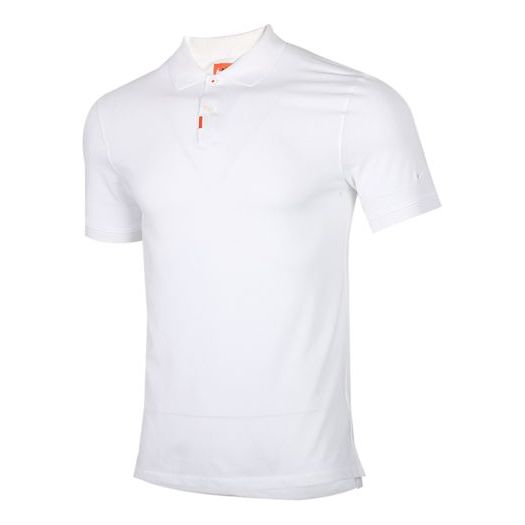 Nike Slim Fit lapel Short Sleeve polo White BV0481-100