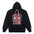 Mitchell & Ness x NBA Chicago Bulls 6 Times Champion Hoodie 'Black' MNJYFWHD23095001