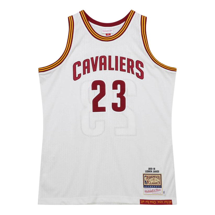 Mitchell & Ness Lebron James Cleveland Cavaliers 2015-16 Authentic Jersey 'White' JY8692-CCAWHIT - Mitchell & Ness Professional Edition