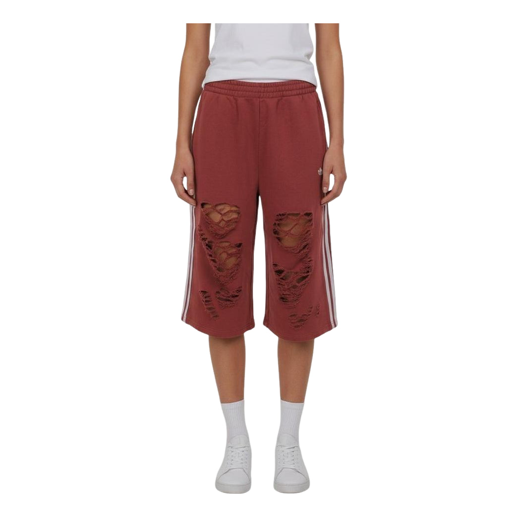 (WMNS) adidas Knit Jorts Mid Length Shorts 'Red' LE7123 - adidas Professional Edition