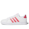 (GS) adidas Grand Court J 'White Real Pink' EG5136