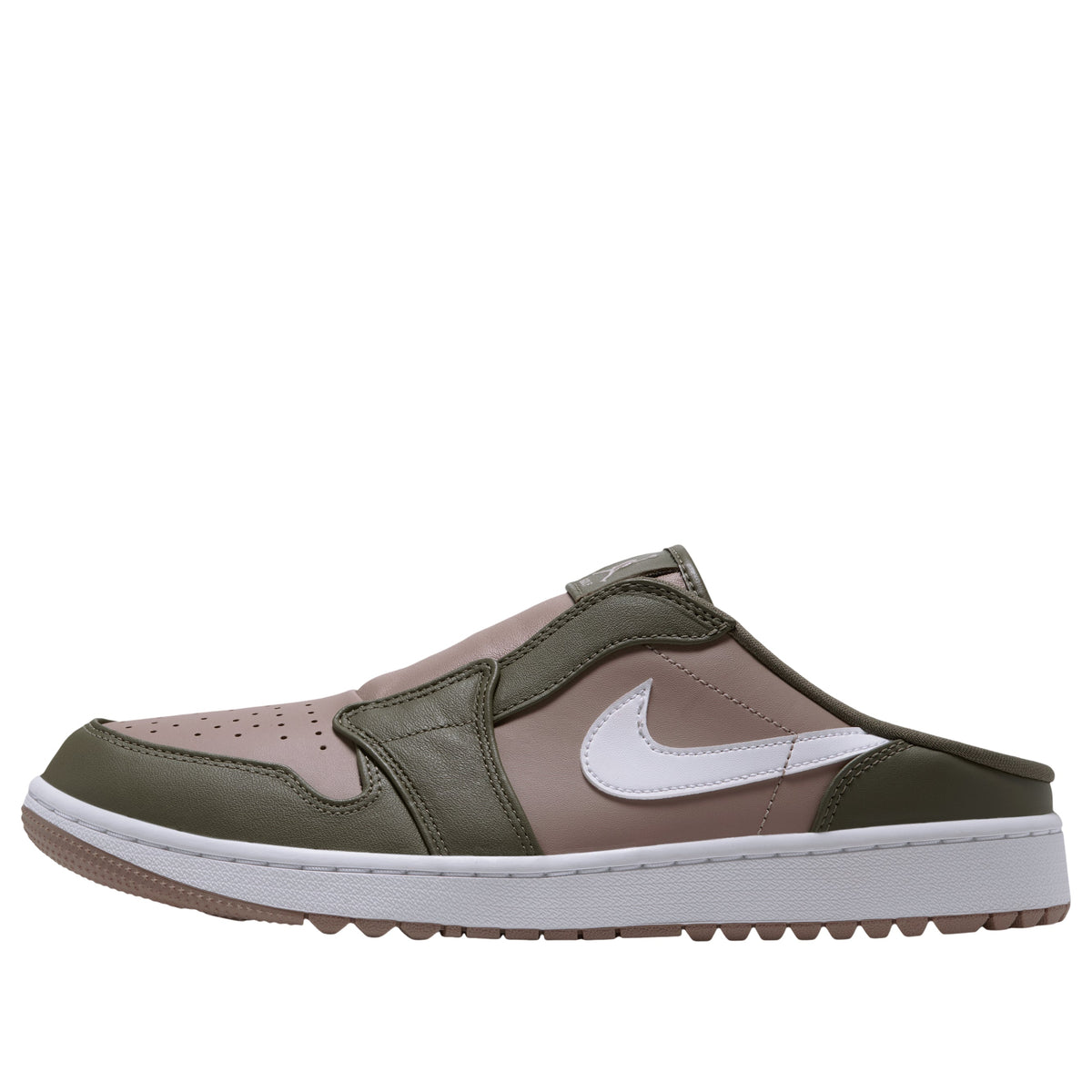 Air Jordan 1 Low Golf Mule 'Medium Olive Khaki' FJ1214-201 - Jordan Professional Edition