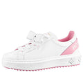 (WMNS) LOUIS VUITTON Time Out Sneakers 'White with Pink' 1A9Q12