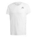 adidas Adi Runner Tee Reflective Running Sports Short Sleeve White GQ1346