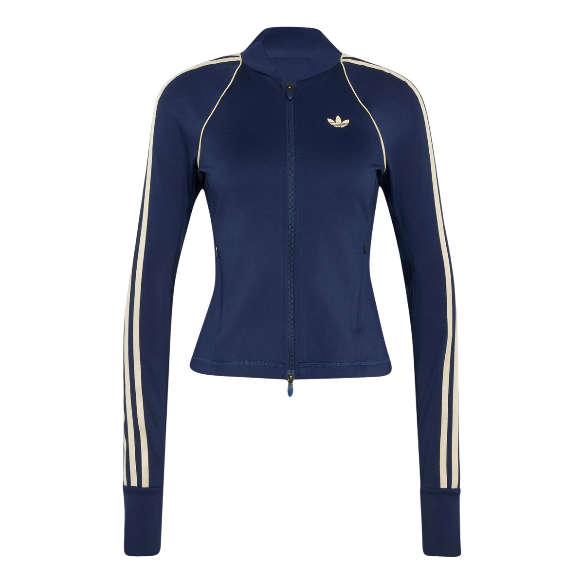 (WMNS) adidas Originals Sport Superstar Midlayer Shirt Asia Sizing 'Night Indigo' KU3687 - adidas Professional Edition