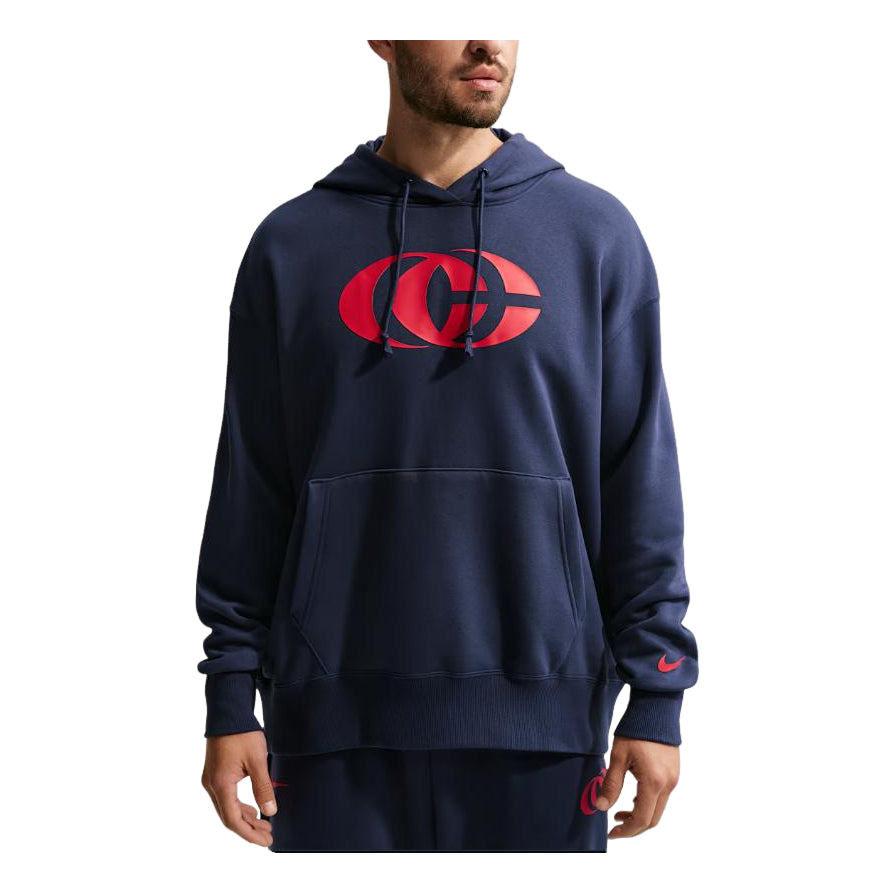 Nike x Caitlin Clark Phoenix Fleece Hoodie 'Midnight Navy University Red' IQ5642-411 - Nike Professional Edition