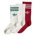 (GS) adidas originals Crew Socks 3 Pairs 'Multi' II3361