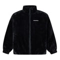 Converse Loose Stand Collar Stay Warm Logo Jacket Couple Style Black 10023526-A01