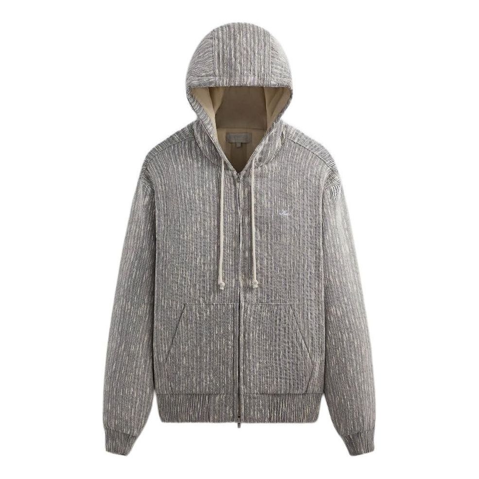 KITH Slub Boucle Boxy Collared Overshirt 'Ink' KHM031815-432