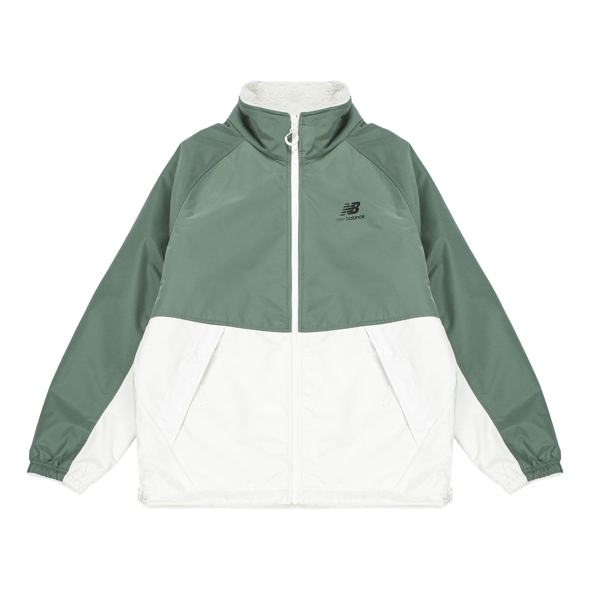 New Balance Sports Warm Reversible Jacket Asia Sizing 'White Green' 6DC39703-IV