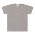 COMME des GARCONS PLAY Coloured Small Emblem T-Shirt 'Grey' AZ-T314-051-7