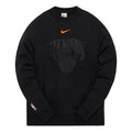 KITH x Nike New York Knicks Fleece Crewneck 'Black' CZ5611-010