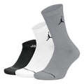 Air Jordan Waterfall Socks 3Pack 'Black White Grey' SX6274-011