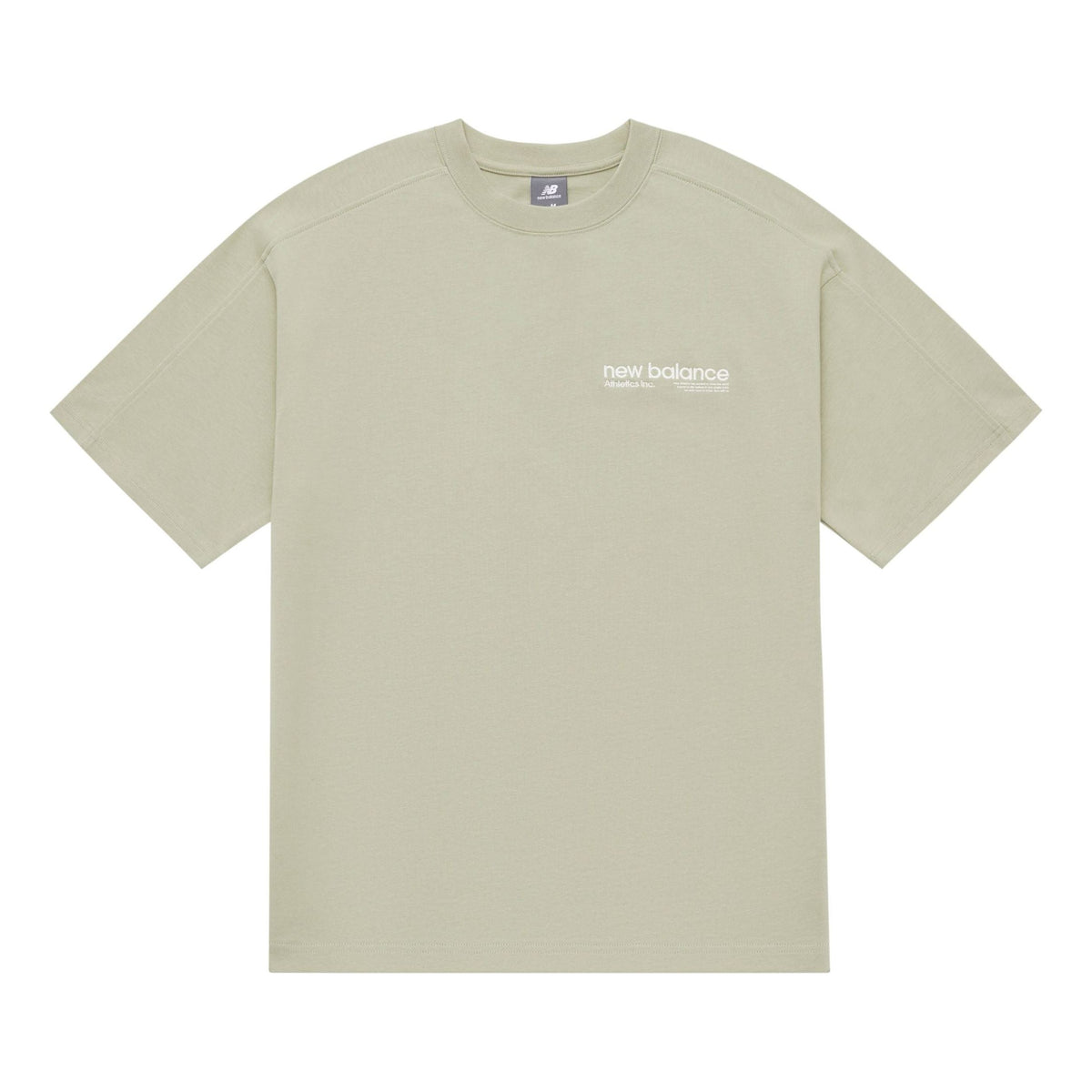 New Balance Wordmark Logo T-Shirt Asia Sizing 'Khaki Green' AMT42301-OVN