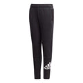 (GS) adidas Must Haves Winter Logo Sweatpants Asia Sizing 'Black White' GE0646