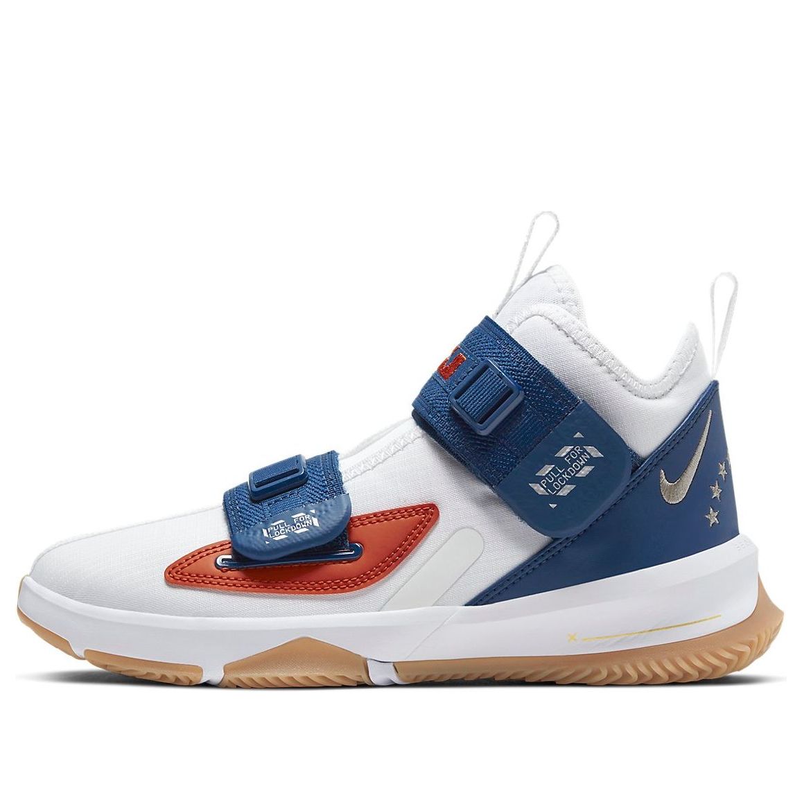 (GS) Nike LeBron Soldier 13 LA ' White Coastal Blue' CU4133-124