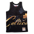 Mitchell & Ness x NBA Boston Celtics Big Face 4.0 Tank 'Black Gold' TMTK1258-BCEYYPPPBLCK