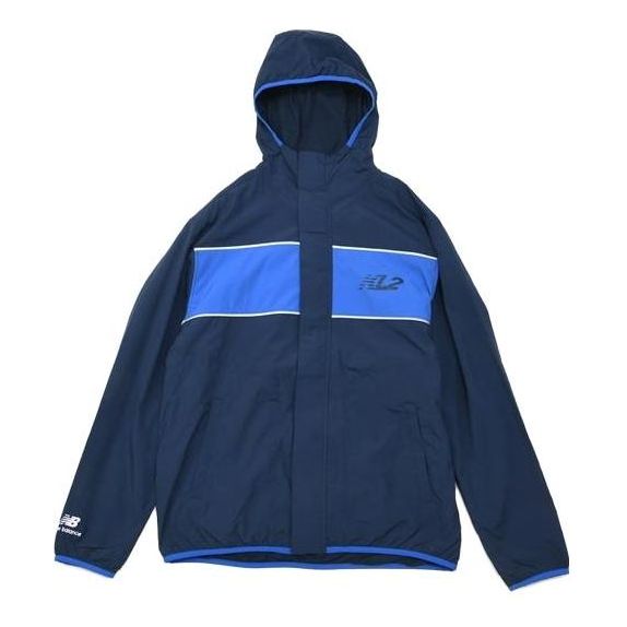New Balance Kawhis Klawset Wind Jacket Asia Sizing 'Navy' MJ23591-NNY