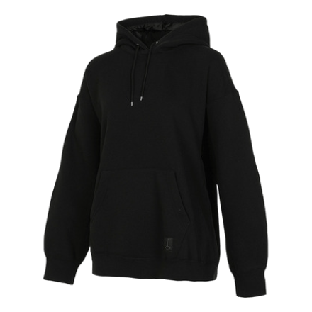 (WMNS) Air Jordan Flight Fleece Pullover Hoodie 'Black' FB5111-010