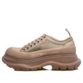 (WMNS) Alexander McQueen Tread Slick Lace Up Polyamide Sneakers 'Tan' 658080W4Q312236