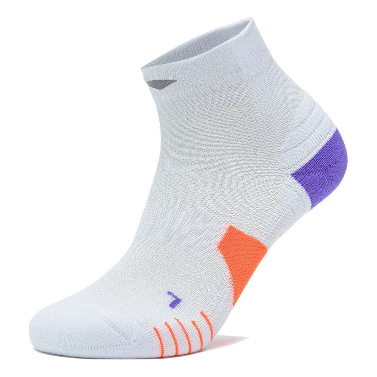 Li-Ning Cushion Ankle Socks 'White Purple Orange' AWST103-10