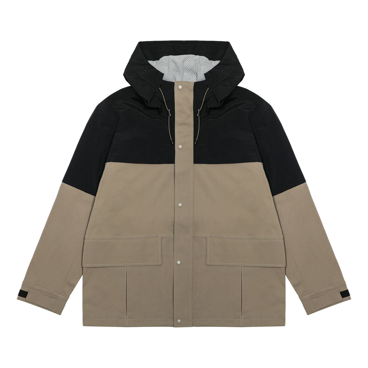 New Balance Detachable Hooded Two-In-One Woven Solid Jacket Asia Sizing 'Khaki' AMJ23315-DRI