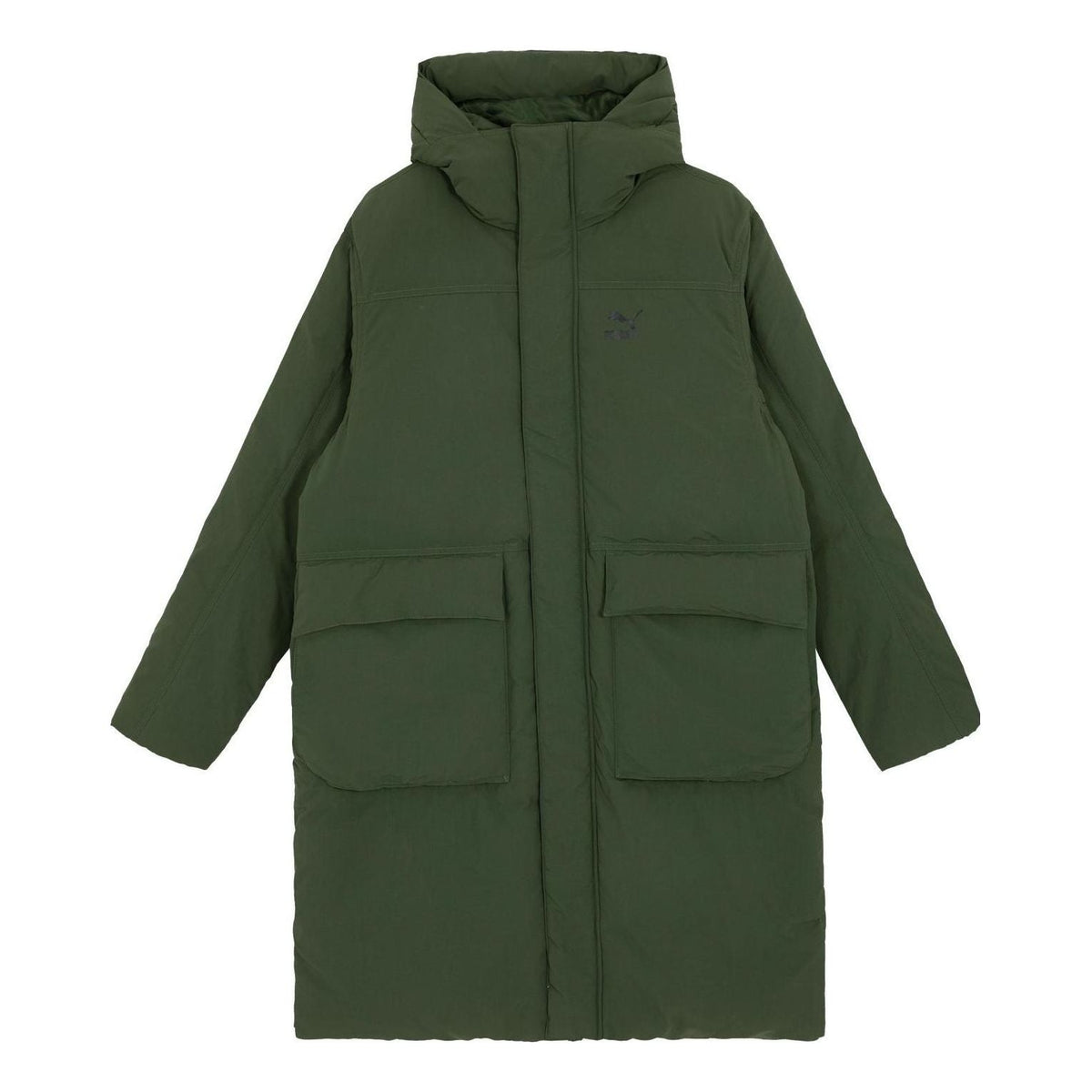 PUMA Long Down Coat 'Green' 621684-31